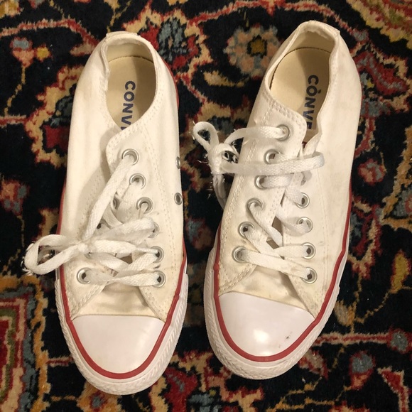 White converse chuck Taylor low women’s US 7 - Picture 4 of 6
